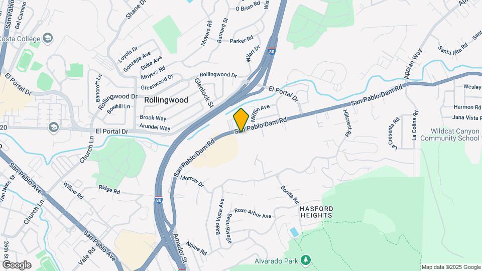 3430 San Pablo Dam Rd Map and Location Details