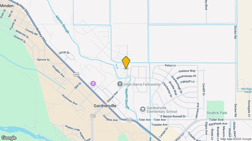 455 Blackbird Ln Map and Location Details