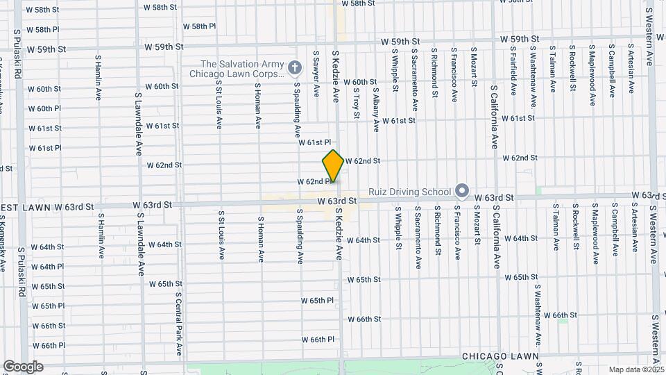 6234-6244 S Kedzie Ave Map and Location Details