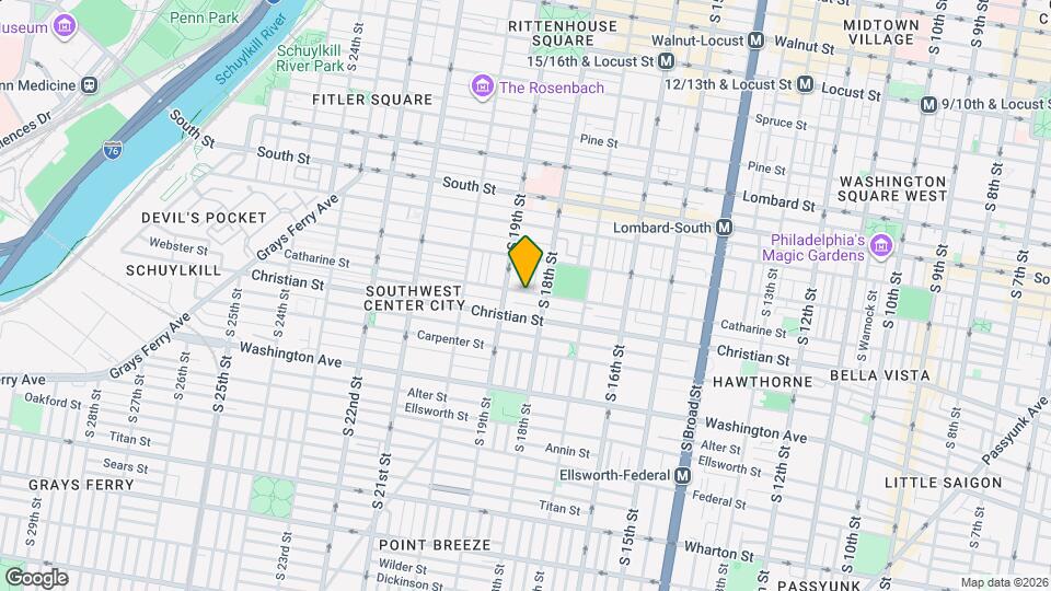 1824 Catharine St, Unit 1824 Catharine St. Mapa y Detalles de la Ubicación