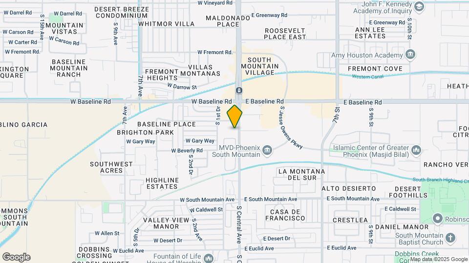 Elevation Townhomes Map and Location Details