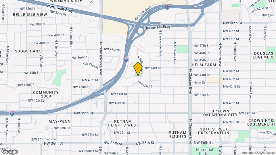 4307 N Indiana Ave Map and Location Details