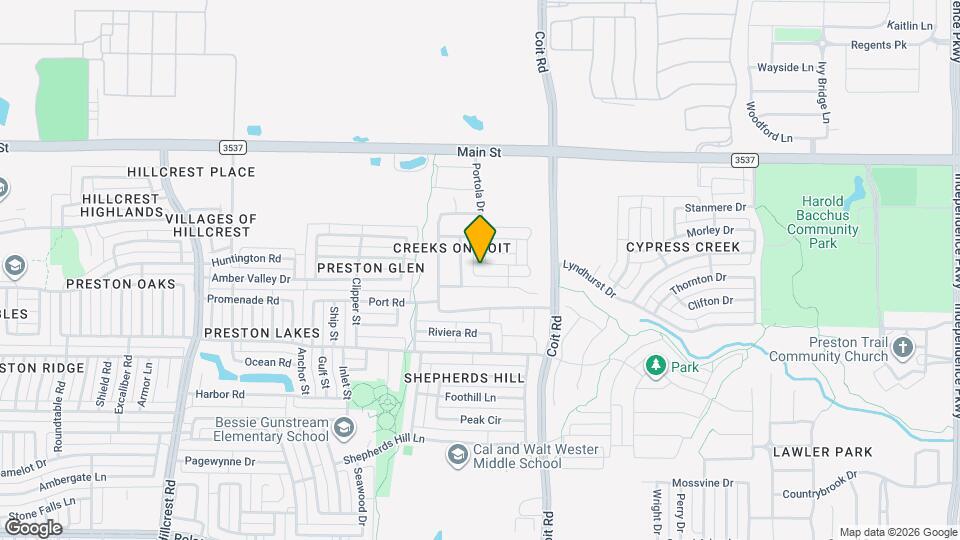 8605 Portola Dr Map and Location Details