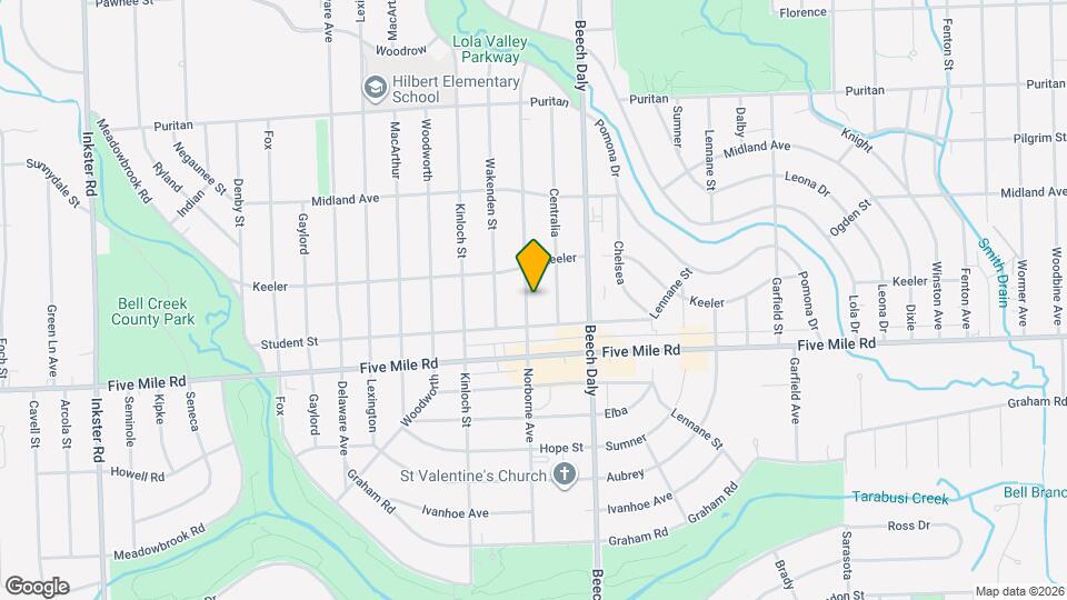 15406 Norborne Ave Map and Location Details