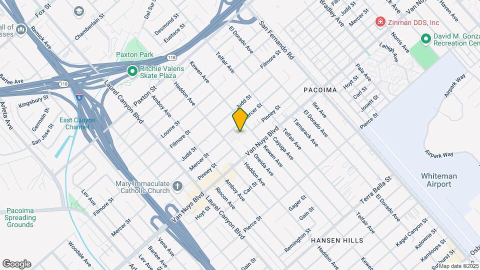 10562 Haddon Ave Map and Location Details