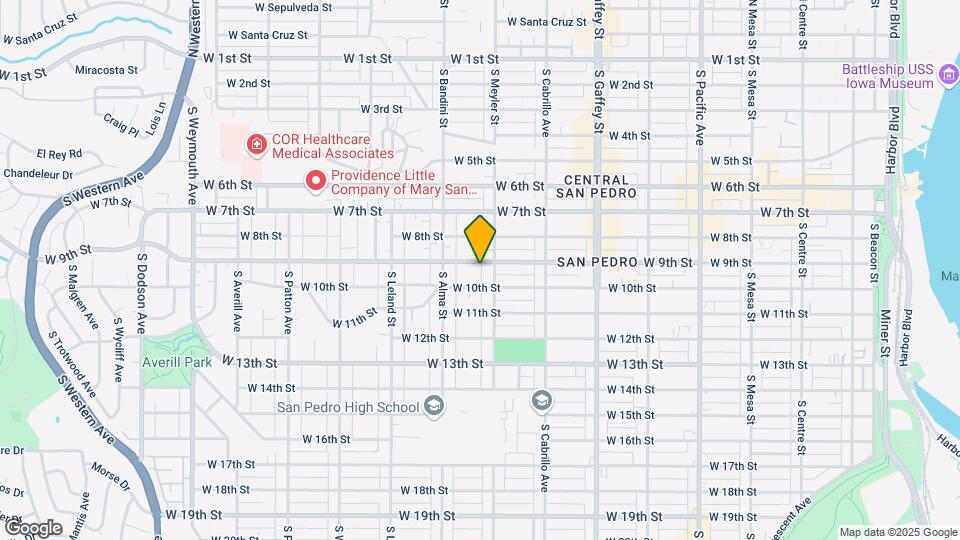 927 W 9th Mapa y Detalles de la Ubicación