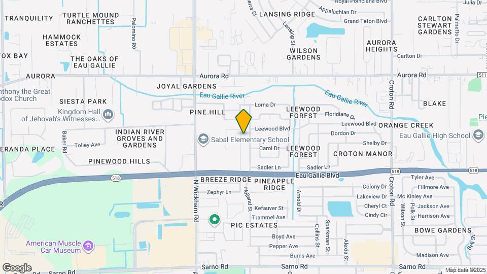 1497 Breeze Ln Map and Location Details