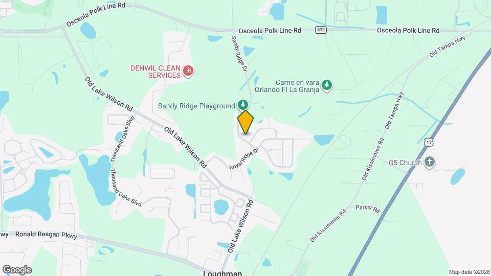 1126 Sandy Ridge Dr Map and Location Details