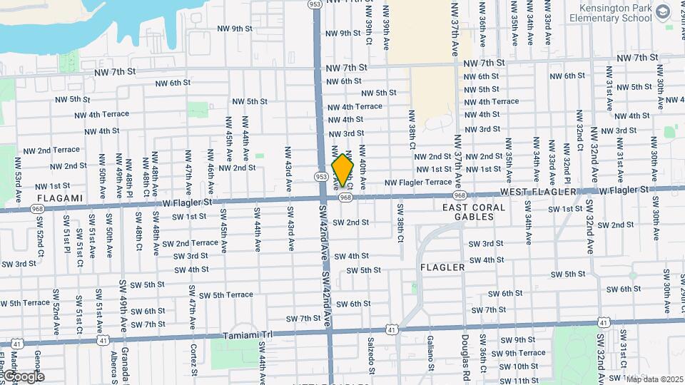 4029 W Flagler St Map and Location Details