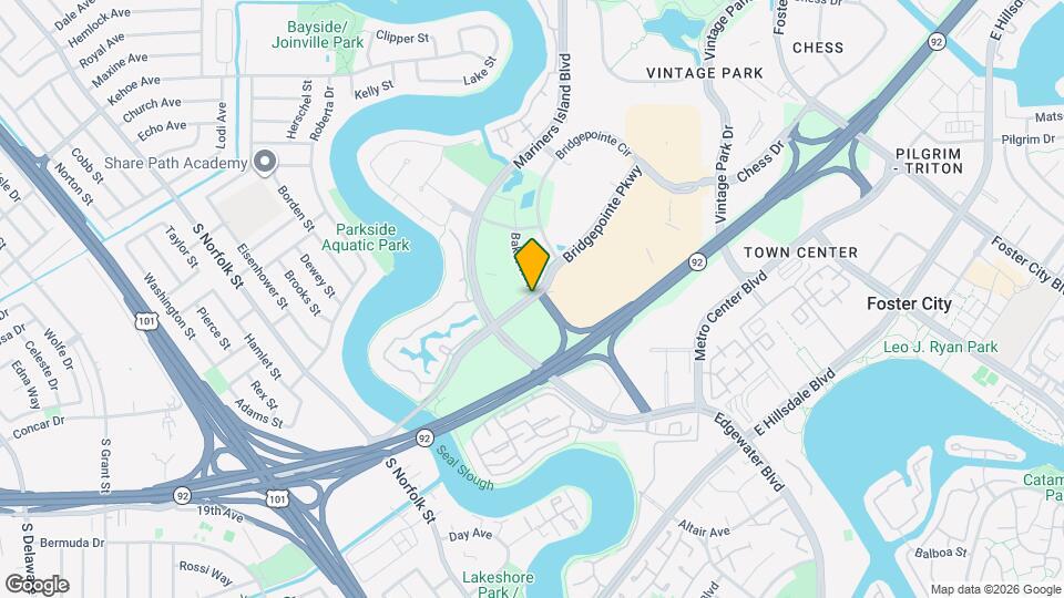 Bridgepointe Map and Location Details