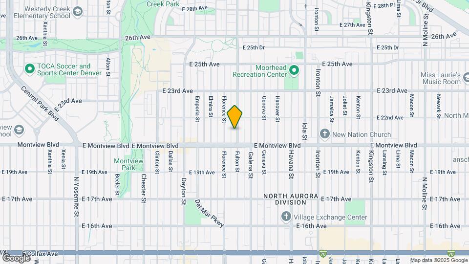 2051 Fulton St Map and Location Details