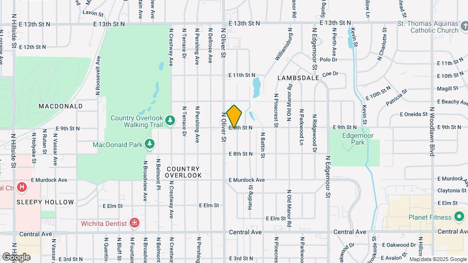 953 N Glendale St Map and Location Details