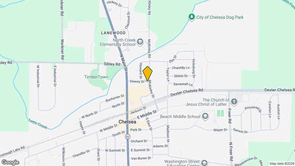 433 McKinley St Map and Location Details