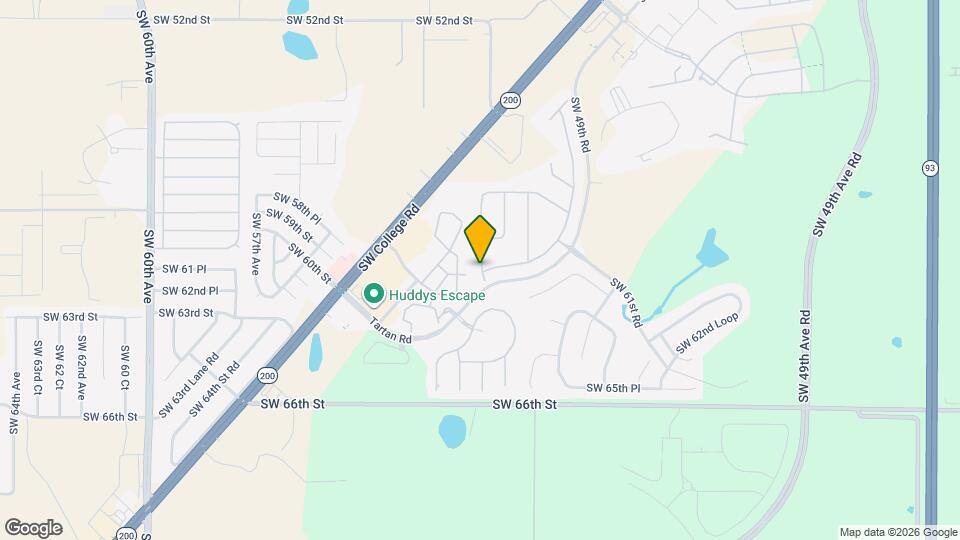 5608 SW 50th Ct Map and Location Details
