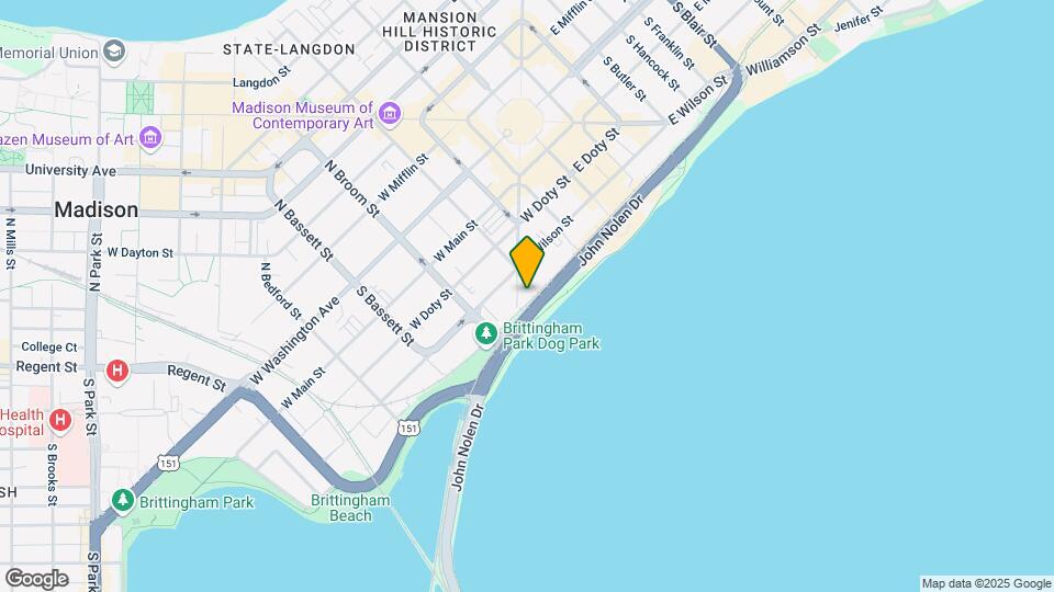 325 S Hamilton St Mapa y Detalles de la Ubicación