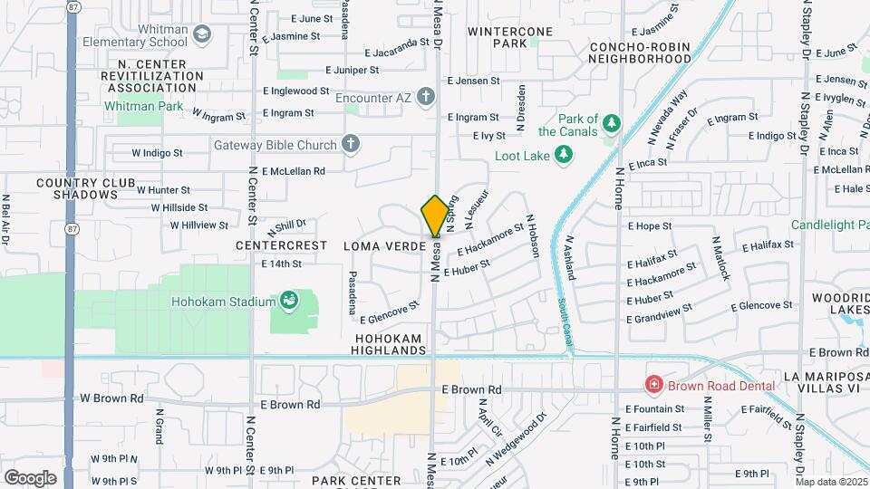 1430 N Shill Dr Mapa y Detalles de la Ubicación