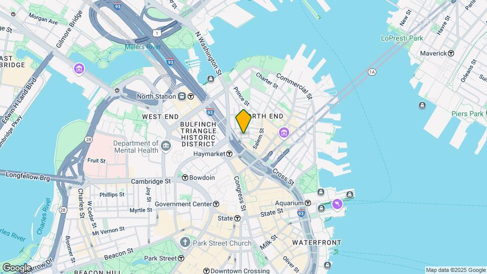 75 Endicott St, Unit 4R Mapa y Detalles de la Ubicación