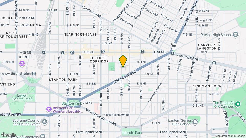 619 11th St NE Map and Location Details