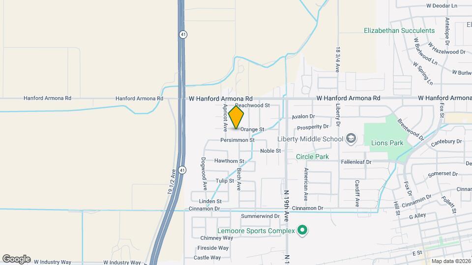 1527 Orange St Map and Location Details