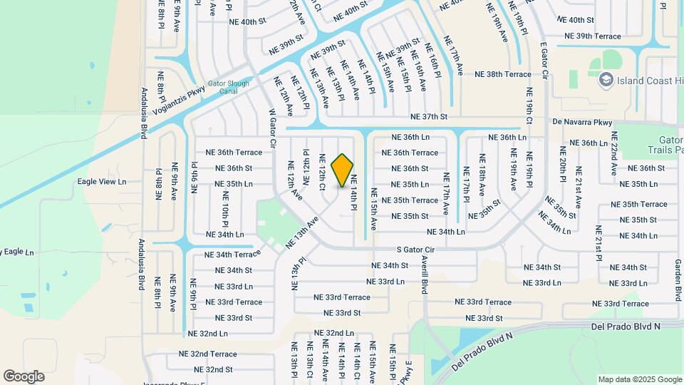 3523 NE 13th Ave Map and Location Details