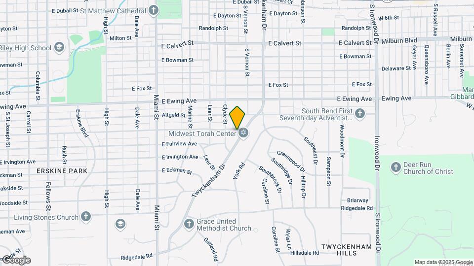 2505 S Twyckenham Dr Mapa y Detalles de la Ubicación