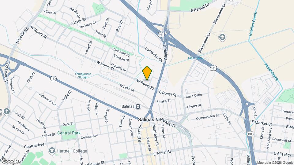 100 W Rossi St Map and Location Details