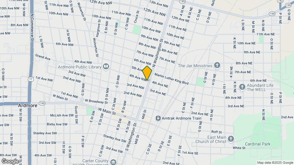 319 N Washington St Mapa y Detalles de la Ubicación