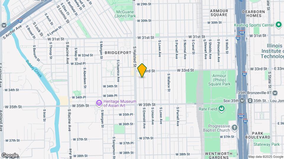3328 S Emerald Ave Map and Location Details