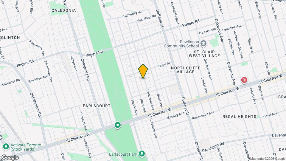 120 Earlscourt Ave Map and Location Details