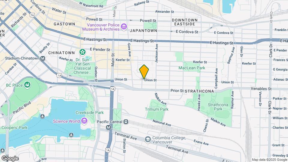 406 Union St Map and Location Details
