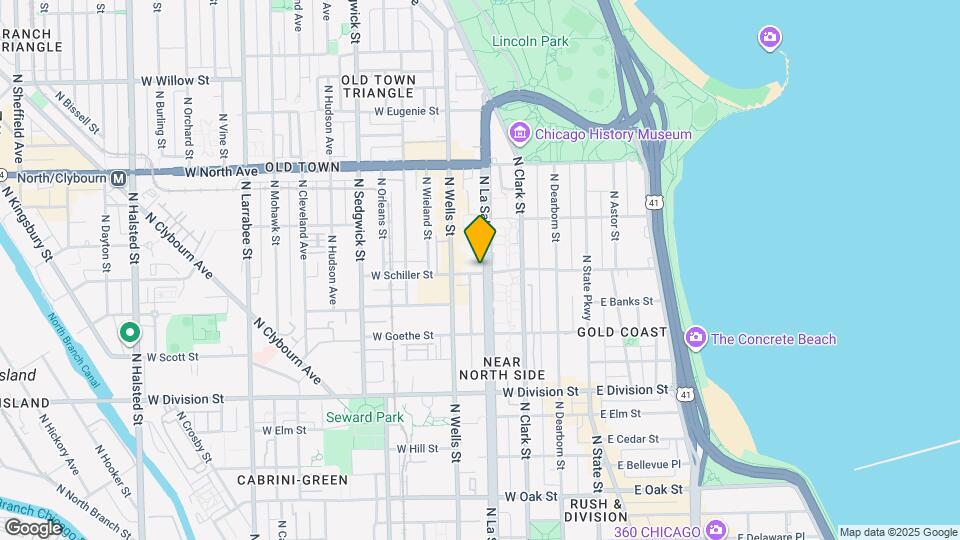 1402 N La Salle Dr Map and Location Details