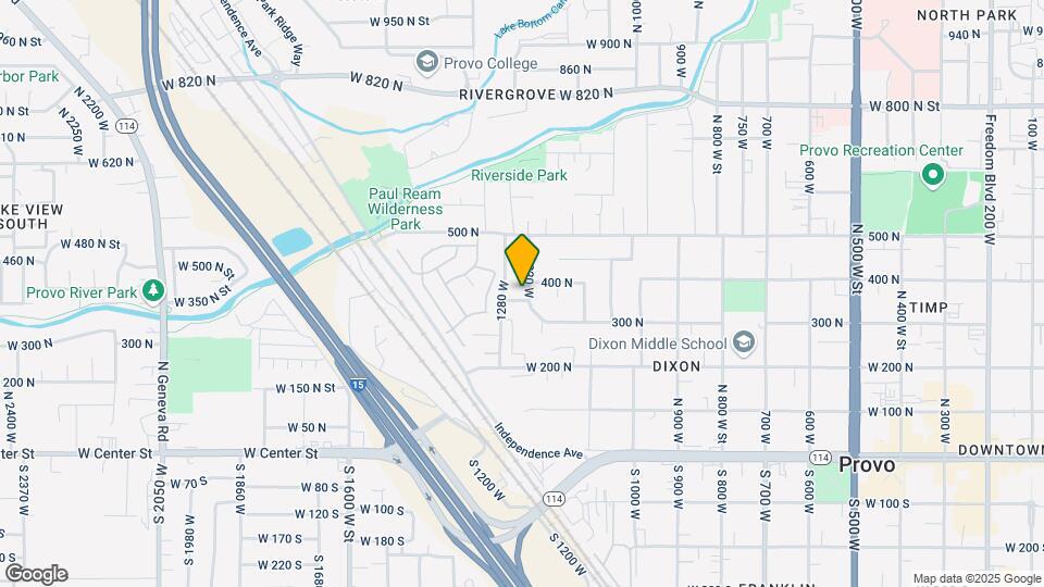 363 N 1220 W, Unit 363 Map and Location Details