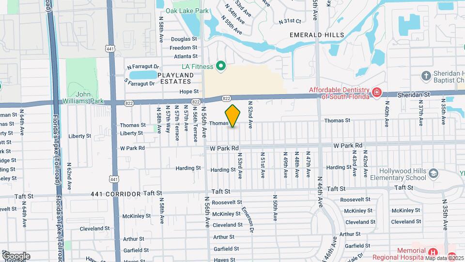 2201 N 54th Ave Map and Location Details