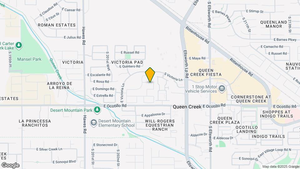 20419 E Rosa Rd Map and Location Details