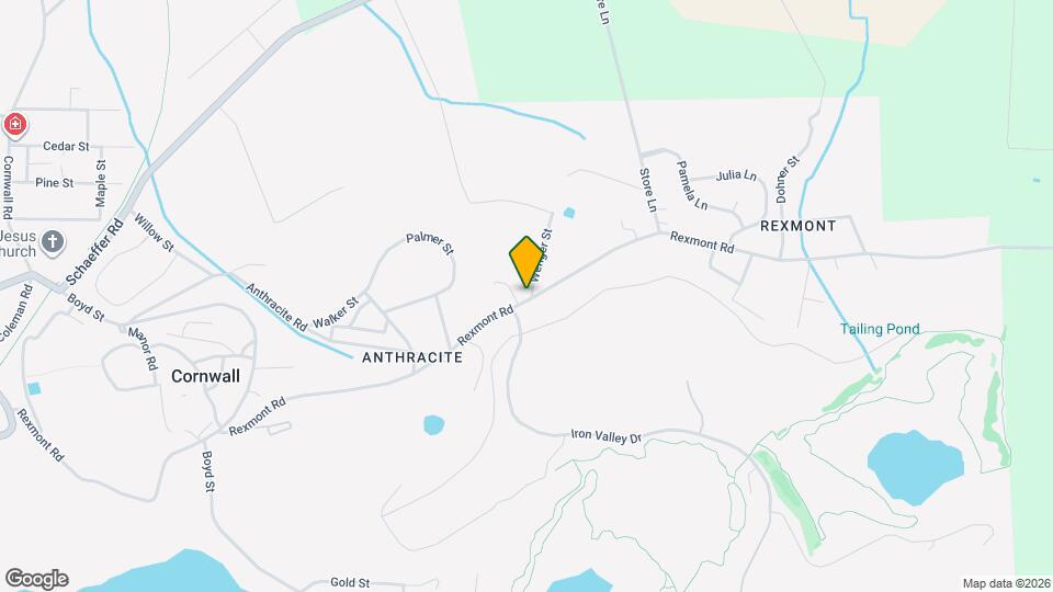 261 Rexmont Rd Mapa y Detalles de la Ubicación