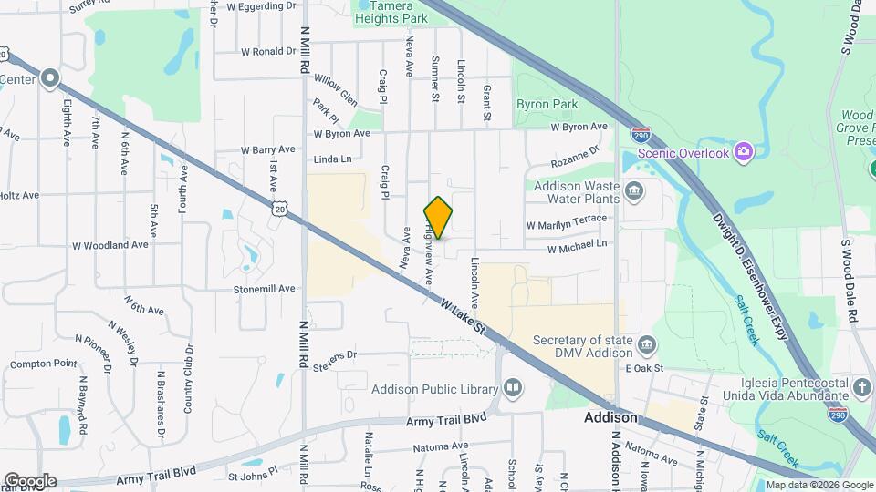 545 N Highview Ave, Unit 4 Map and Location Details
