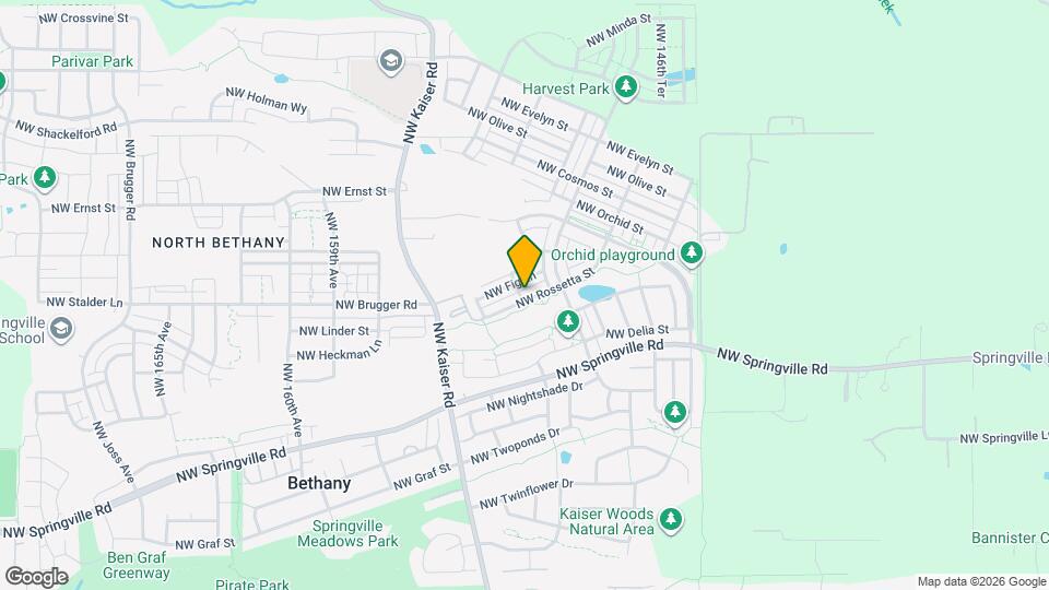 15183 NW Rossetta St Map and Location Details