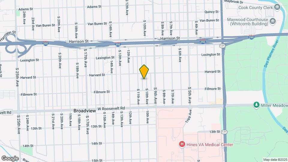 2016 S 10th Ave Map and Location Details