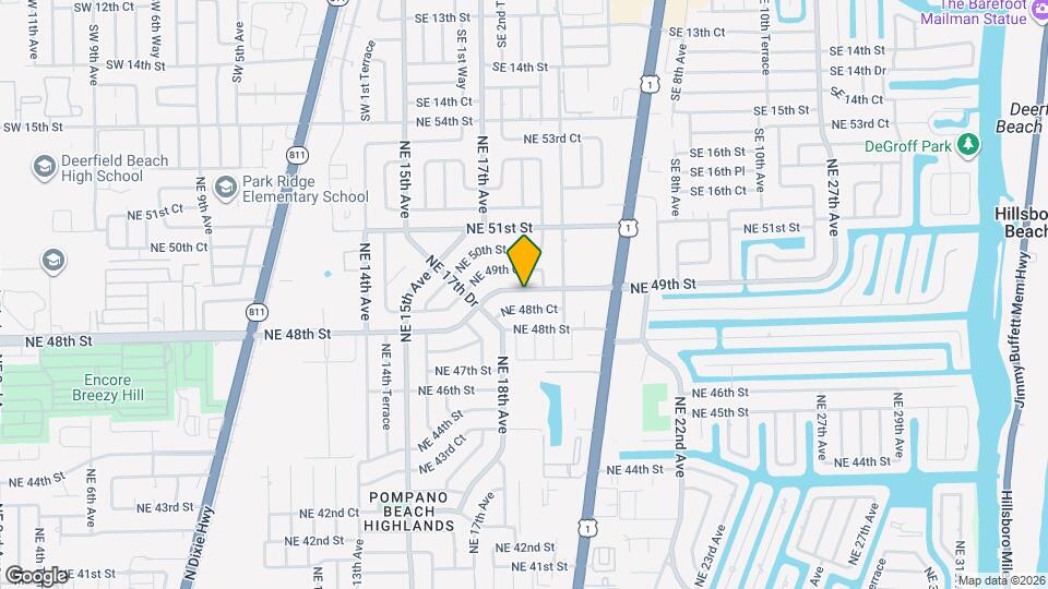 1832 NE 49th St Map and Location Details