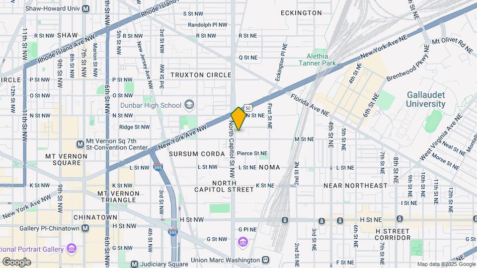 2 M St NE Map and Location Details