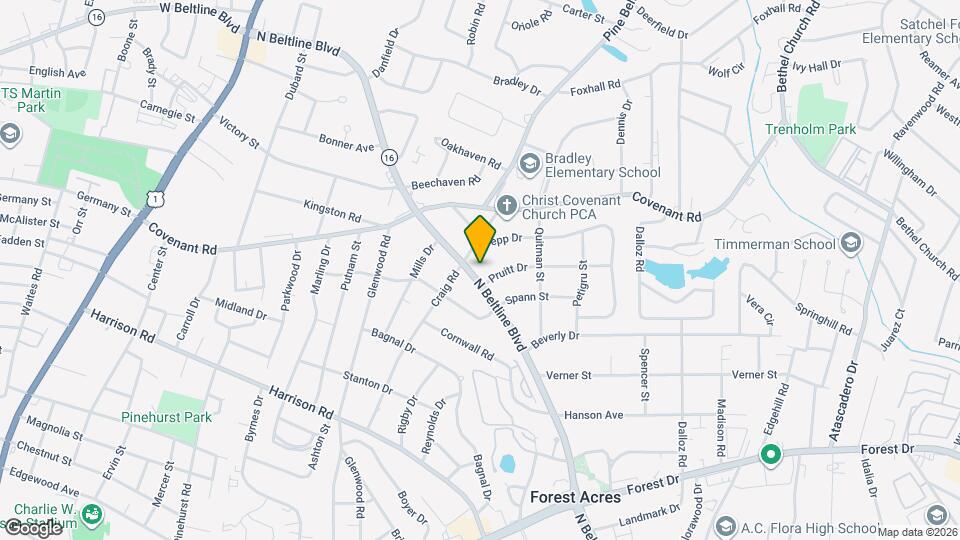 2736 N Beltline Blvd Map and Location Details