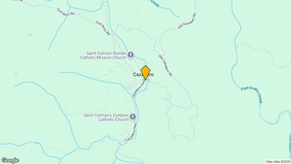 6010 Cazadero Hwy Map and Location Details