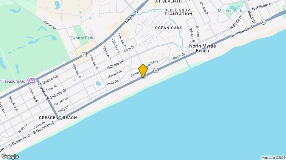 1011 S Ocean Blvd Map and Location Details