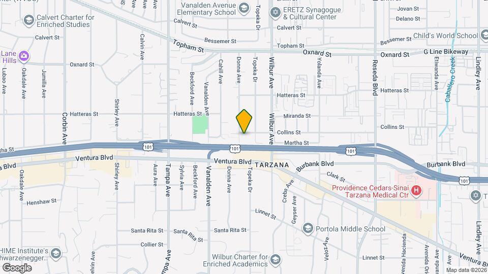 5656 Donna Ave Map and Location Details