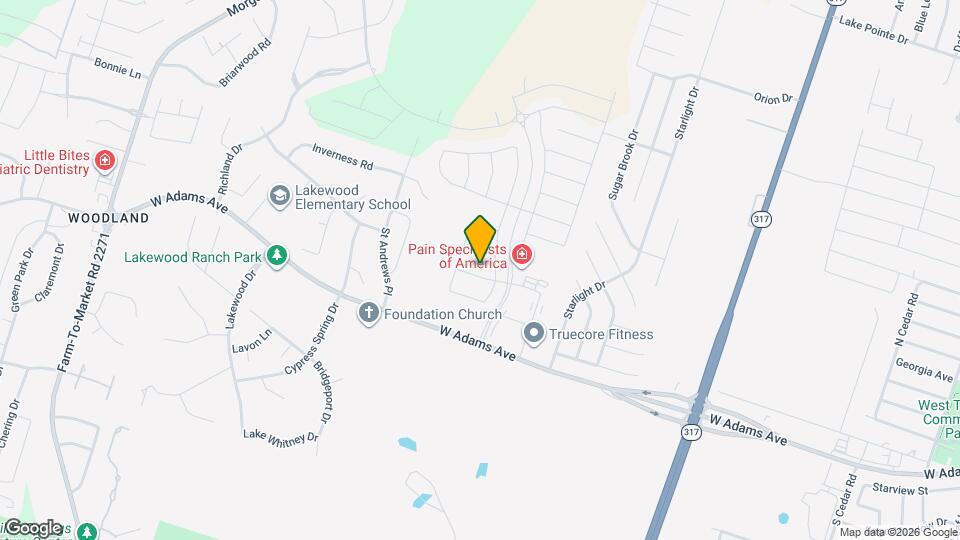 10312 Windy Pointe Dr Map and Location Details