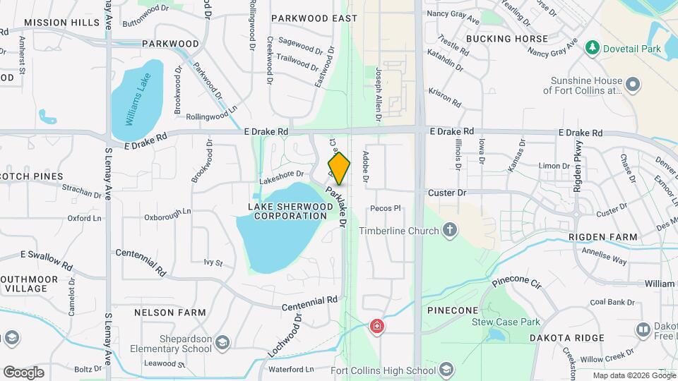 2812 Parklake Dr Map and Location Details