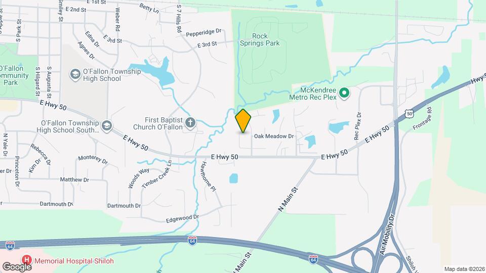 712 Oak Hollow Ct Map and Location Details