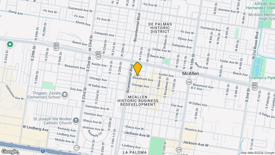 13 N 13 St Map and Location Details