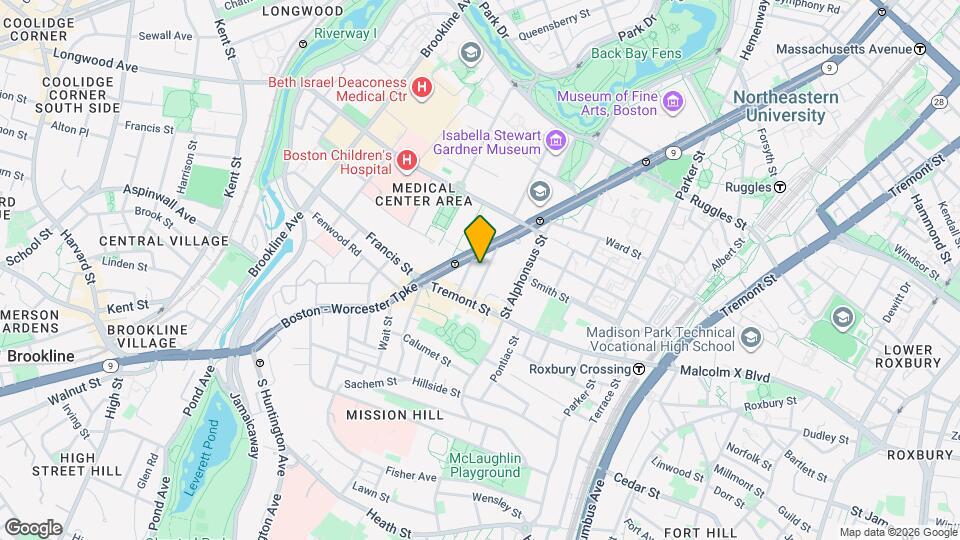 26 Worthington St, Unit 2 Map and Location Details