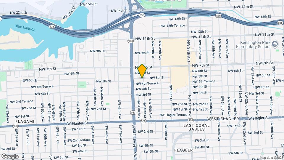 450 NW 40th Ct Map and Location Details